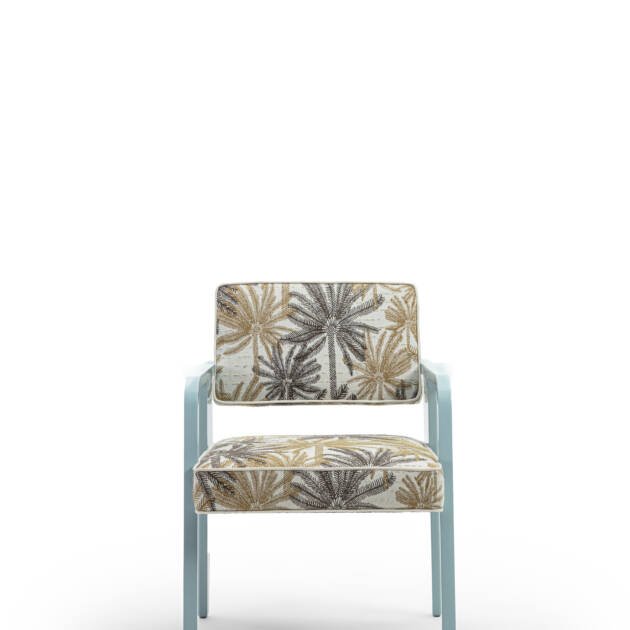 NOCINA CHAIR - CHAIR - LACQUERED WOOD - TURQUOISE - FRATELLI BOFFI - CASAORNELLA