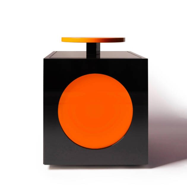 TOY BOY COFFEE TABLE - COFFEE TABLE - ORANGE - BLACK - LAQUERED MDF - GLOSS - MARIA VITTORIA PAGGINI - SOFTHOUSE - CASAORNELLA
