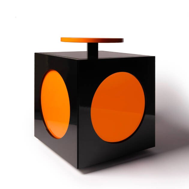 TOY BOY COFFEE TABLE - COFFEE TABLE - ORANGE - BLACK - LAQUERED MDF - GLOSS - MARIA VITTORIA PAGGINI - SOFTHOUSE - CASAORNELLA
