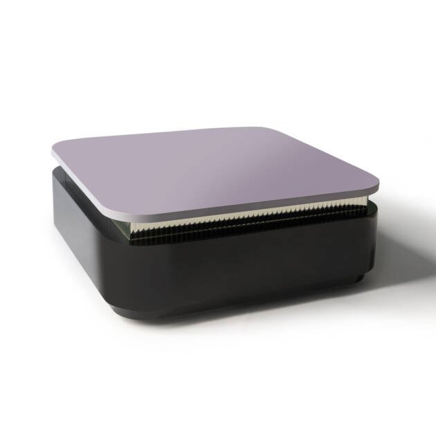 THELMA E LOUISE COFFEE TABLE - COFFEE TABLE - LILAC - BLACK - LAQUERED MDF - GLOSS - SOFTHOUSE - CASAORNELLA
