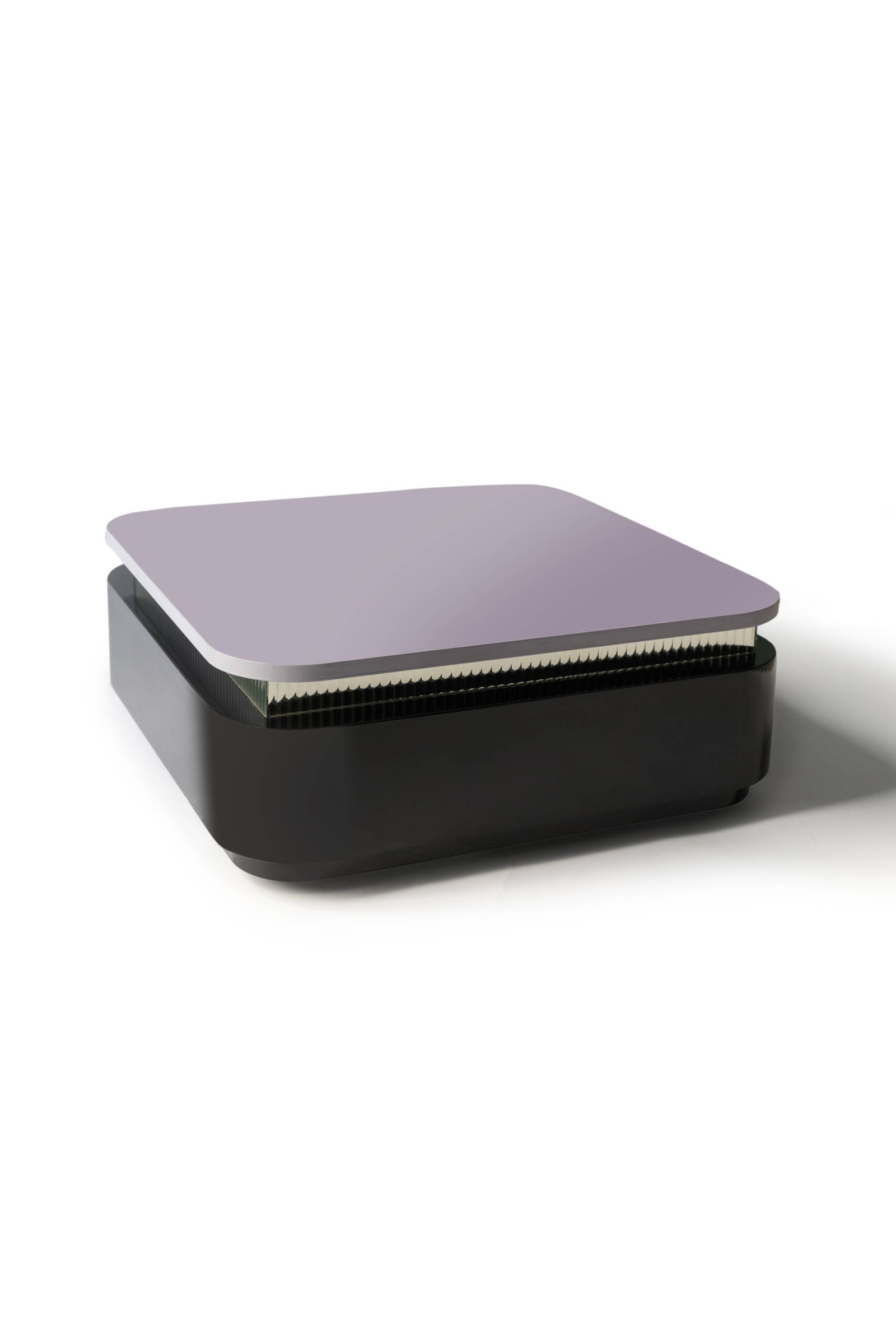 THELMA E LOUISE COFFEE TABLE - COFFEE TABLE - LILAC - BLACK - LAQUERED MDF - GLOSS - SOFTHOUSE - CASAORNELLA