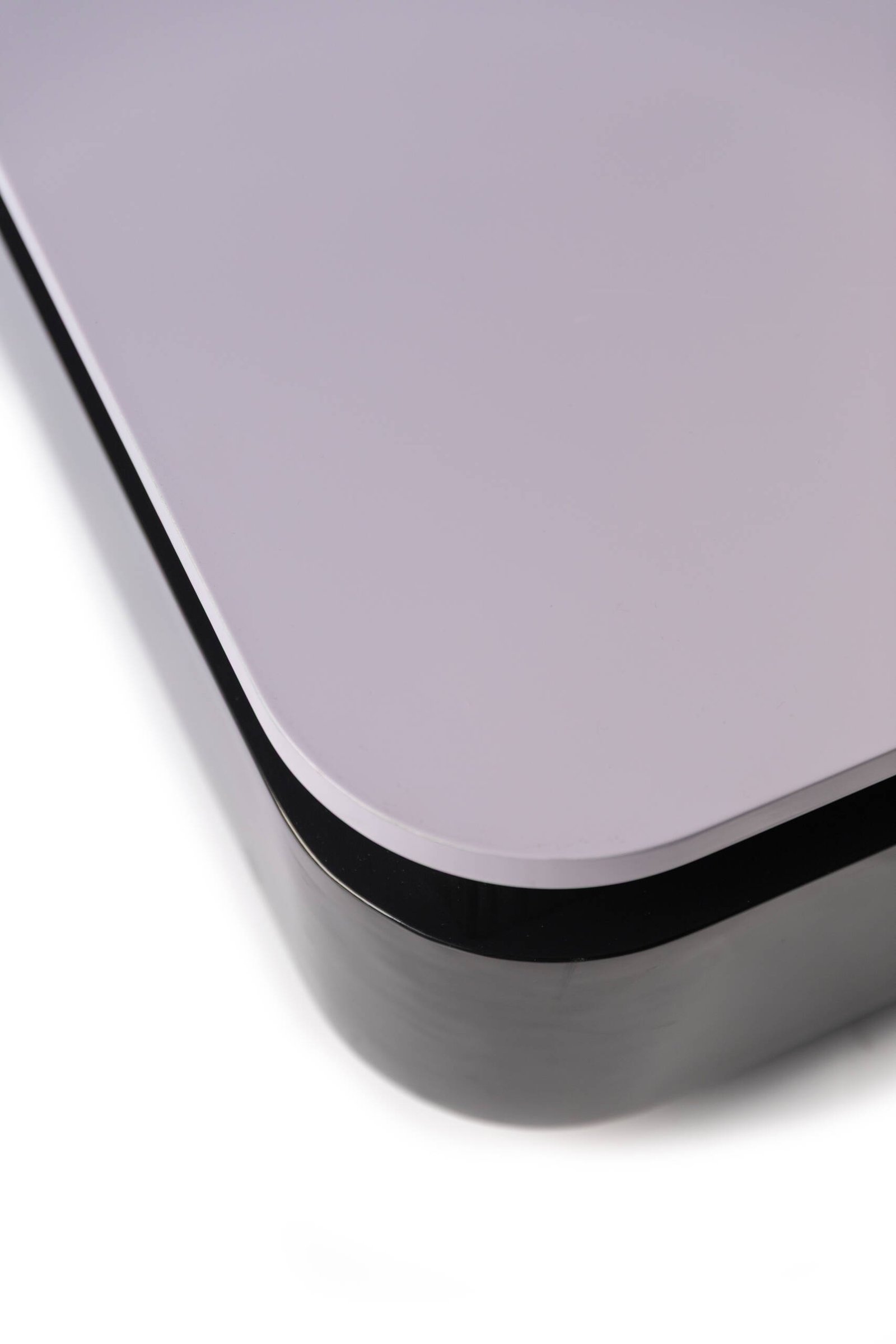 THELMA E LOUISE COFFEE TABLE - COFFEE TABLE - LILAC - BLACK - LAQUERED MDF - GLOSS - SOFTHOUSE - CASAORNELLA