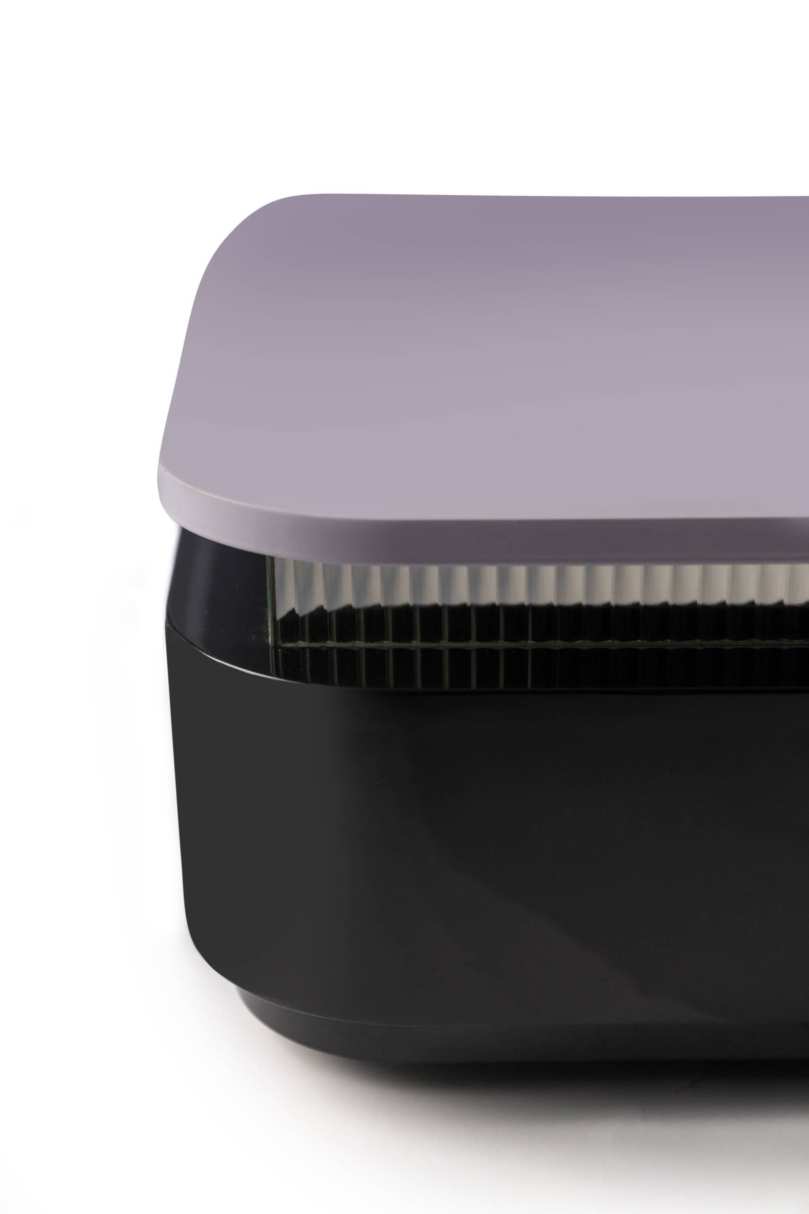 THELMA E LOUISE COFFEE TABLE - COFFEE TABLE - LILAC - BLACK - LAQUERED MDF - GLOSS - SOFTHOUSE - CASAORNELLA
